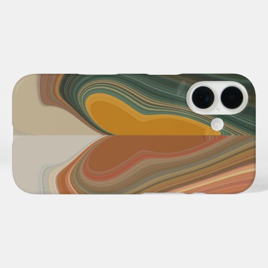 Retro Abstracte kunstdruk Case-Mate iPhone Case (Achterkant (horizontaal))