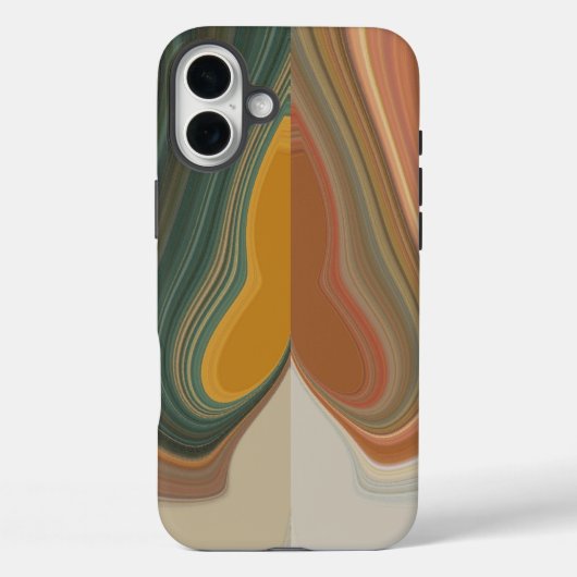 Retro Abstracte kunstdruk Case-Mate iPhone Case (Achterkant)