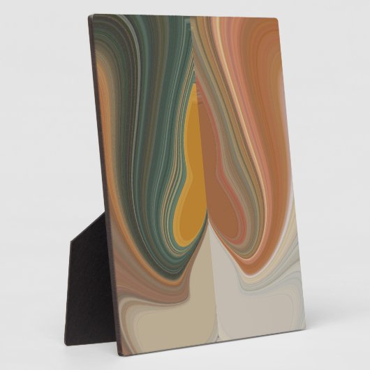 Retro Abstracte kunstdruk Fotoplaat (Zijkant)