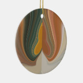 Retro Abstracte kunstdruk Keramisch Ornament (Rechts)