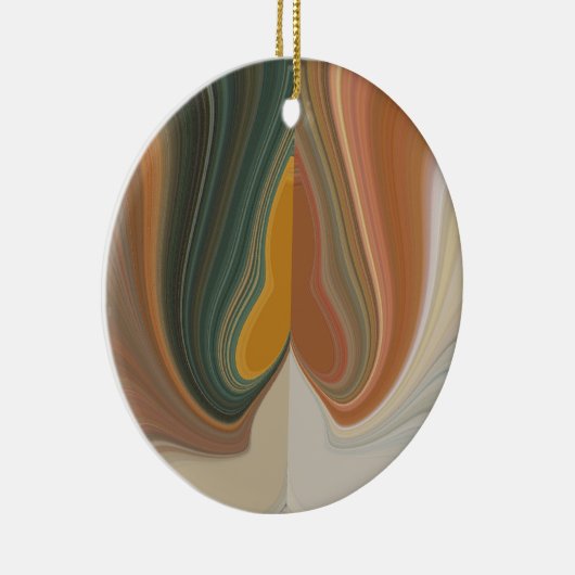 Retro Abstracte kunstdruk Keramisch Ornament (Rechts)