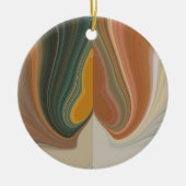 Retro Abstracte kunstdruk Keramisch Ornament (Voorkant)