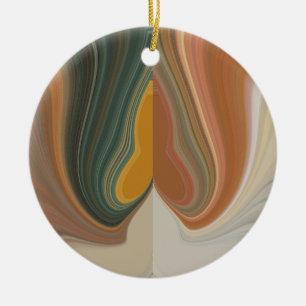 Retro Abstracte kunstdruk Keramisch Ornament