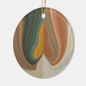 Retro Abstracte kunstdruk Keramisch Ornament (Links)