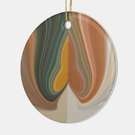 Retro Abstracte kunstdruk Keramisch Ornament (Links)