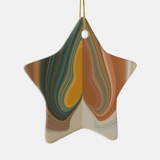 Retro Abstracte kunstdruk Keramisch Ornament (Rechts)