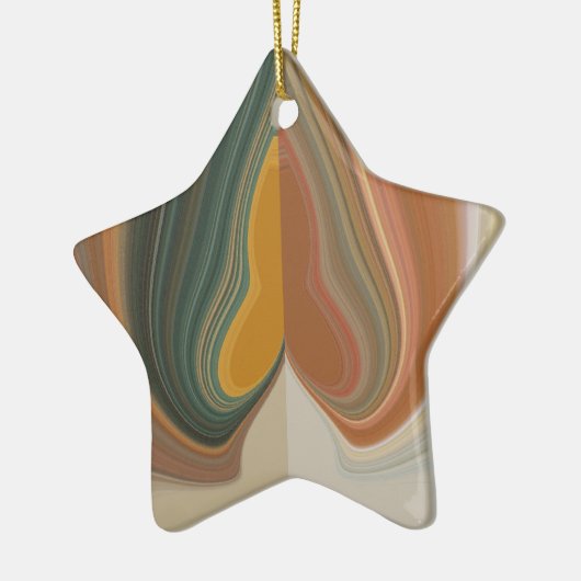 Retro Abstracte kunstdruk Keramisch Ornament (Links)