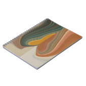 Retro Abstracte kunstdruk Notitieboek (Linkerzijde)