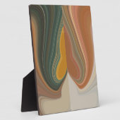 Retro Abstracte Kunstprint Fotoplaat (Zijkant)