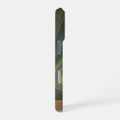 Retro Abstracte Kunstprint iPhone Hoesje (Rechterkant)