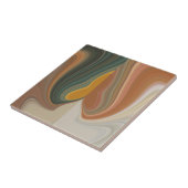Retro Abstracte Kunstprint Tegeltje (Zijkant)