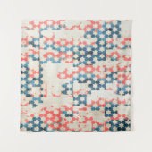 retro abstracte lappendeken achtergrondinformatie wandkleed (Voorkant)