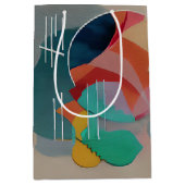 Retro abstracte minimalistische kunst medium cadeauzakje (Voorkant)