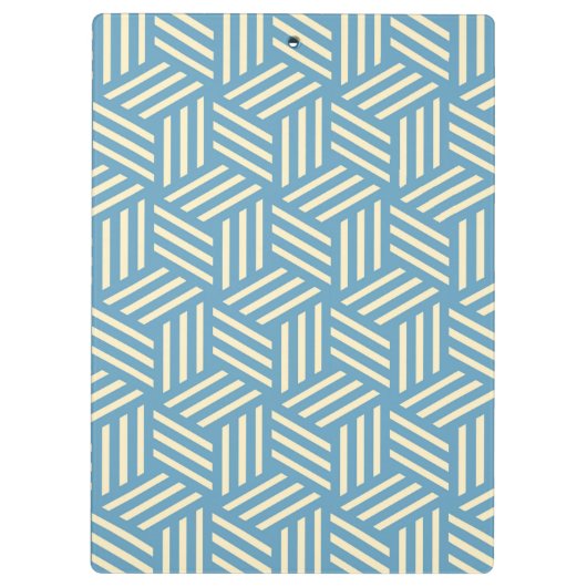 Retro Abstracte optische illusie kubussen patroon  Klembord (Achterkant)