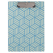 Retro Abstracte optische illusie kubussen patroon  Klembord (Voorkant)