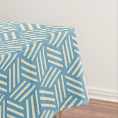 Retro Abstracte optische illusie kubussen patroon  Tafelkleed (Voorbeeld)