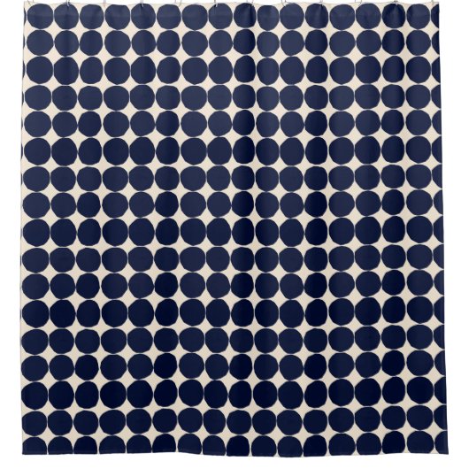 Retro Abstracte Patroonpagina's zwart-wit Douchegordijn (Voorkant)