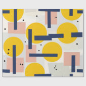 Retro Abstracte Penseelstreek (12) Cadeaupapier (Vlak)