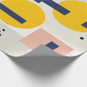 Retro Abstracte Penseelstreek (12) Cadeaupapier (Hoek)