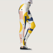 Retro Abstracte Penseelstreek (12) Leggings (Rechts)