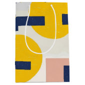 Retro Abstracte Penseelstreek (12) Medium Cadeauzakje (Voorkant)