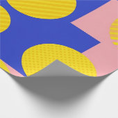 Retro Abstracte Penseelstreek (13) Cadeaupapier (Hoek)
