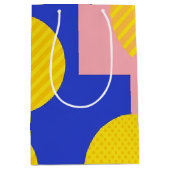 Retro Abstracte Penseelstreek (13) Medium Cadeauzakje (Voorkant)