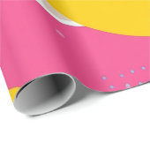 Retro Abstracte Penseelstreek (15) Cadeaupapier (Rol Hoek)
