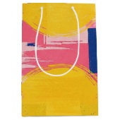 Retro Abstracte Penseelstreek (3) Medium Cadeauzakje (Voorkant)
