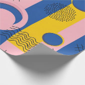 Retro Abstracte Penseelstreek (9) Cadeaupapier (Hoek)