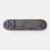 retro abstracte pooster straatstijl skateboard (Horizontaal)