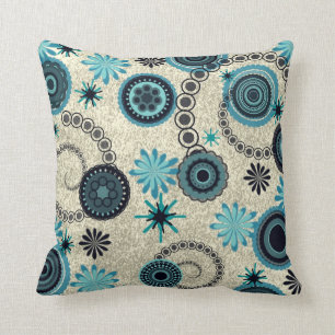 Retro Abstracte Print Kussen