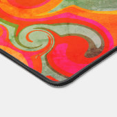 Retro Abstracte Speelse Boho Design Naam Bureaumat (Hoek)