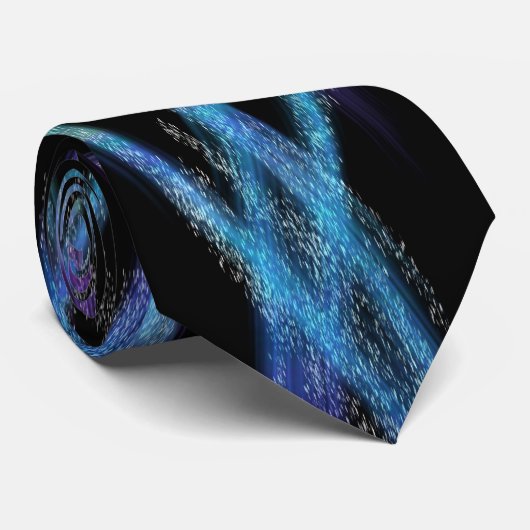 Retro abstracte stropdas (Opgerold)