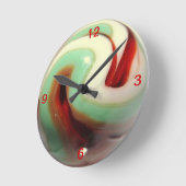 Retro abstracte wandklok uit de jaren 50 (Hoek)