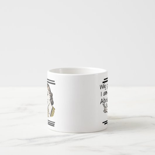 Retro Abuela Gits Espresso Kop (Voorkant)