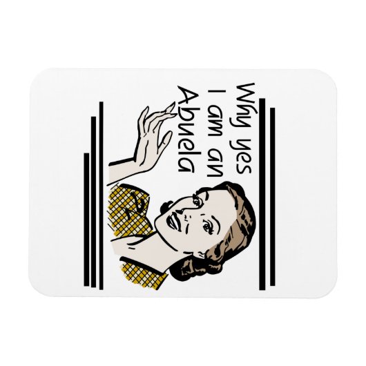 Retro Abuela Gits Magneet (Horizontaal)