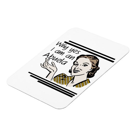 Retro Abuela Gits Magneet (Linkerzijde)