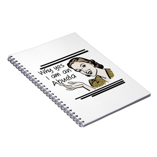 Retro Abuela Gits Notitieboek (Rechterzijde)