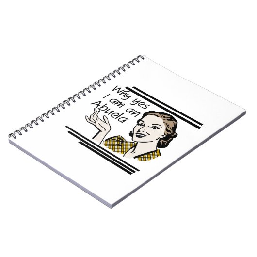 Retro Abuela Gits Notitieboek (Linkerzijde)