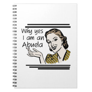Retro Abuela Gits Notitieboek
