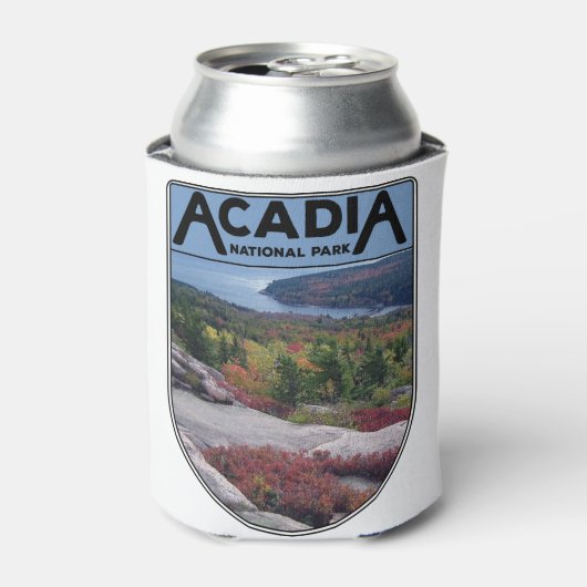 Retro Acadia National Park Maine Island Blikjeskoeler (Blikje Voorkant)