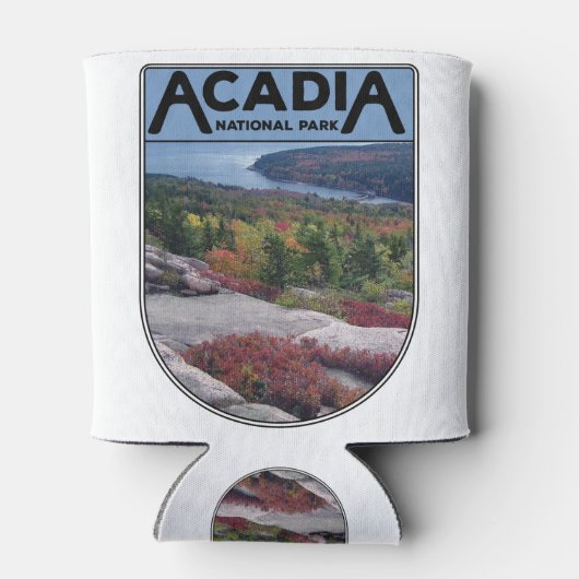 Retro  Acadia National Park Maine Island Blikjeskoeler (Achterkant)