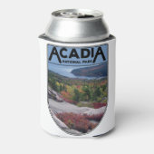 Retro  Acadia National Park Maine Island Blikjeskoeler (Blikje Achterkant)