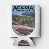 Retro  Acadia National Park Maine Island Blikjeskoeler (Achterkant)