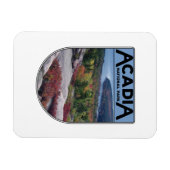 Retro  Acadia National Park Maine Island Magneet (Horizontaal)