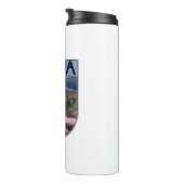 Retro  Acadia National Park Maine Island Thermosbeker (Geroteerd rechts)