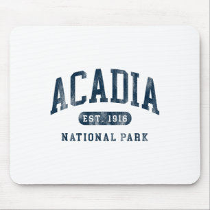 Retro Acadia National Park Maine Opgericht 1916 He Muismat