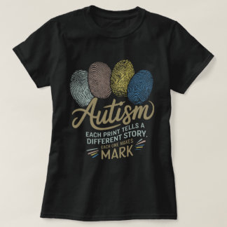 Retro Accepteren Liefde Begrijp Autisme Acceptatie T-shirt