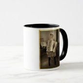 Retro Accordion Girl Mok (Voorkant rechts)